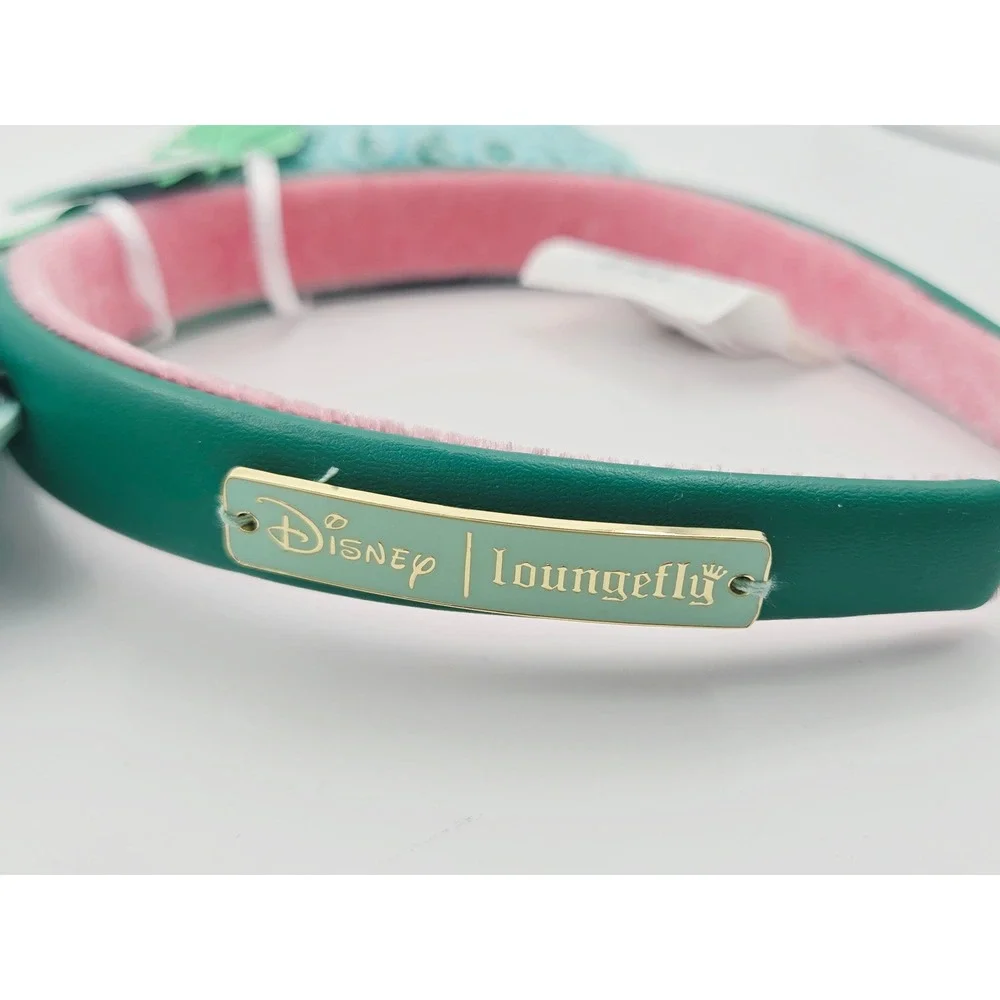 Disney Vacation Club Member Loungefly Ear Headband Teal Pink Tropical Mickey DVC